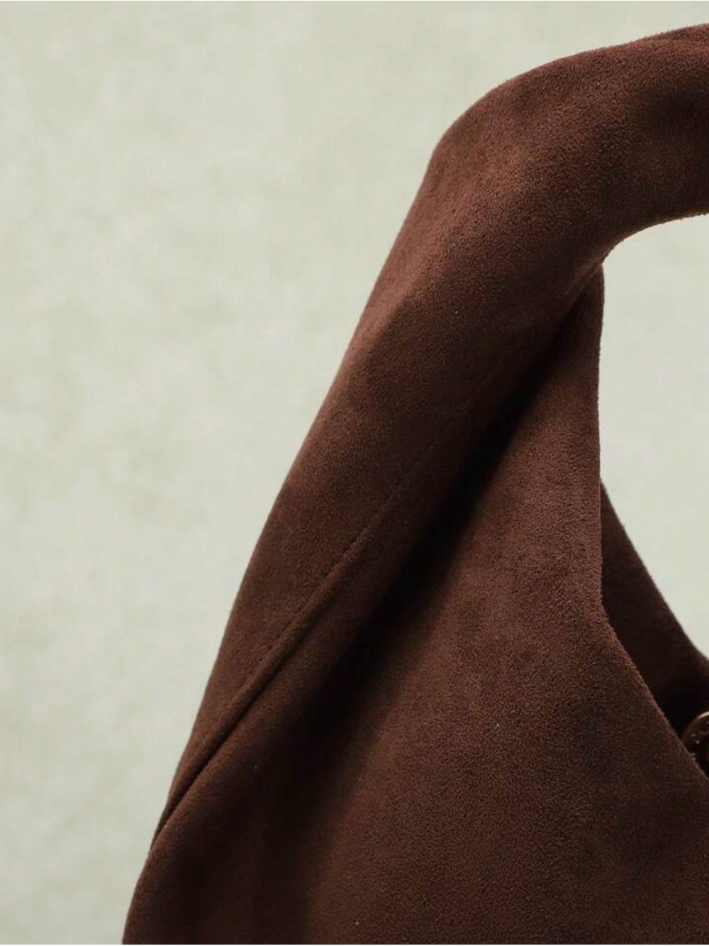 NEW Brown Twist Handle Hobo Shoulder Bag - Picture 4 of 9